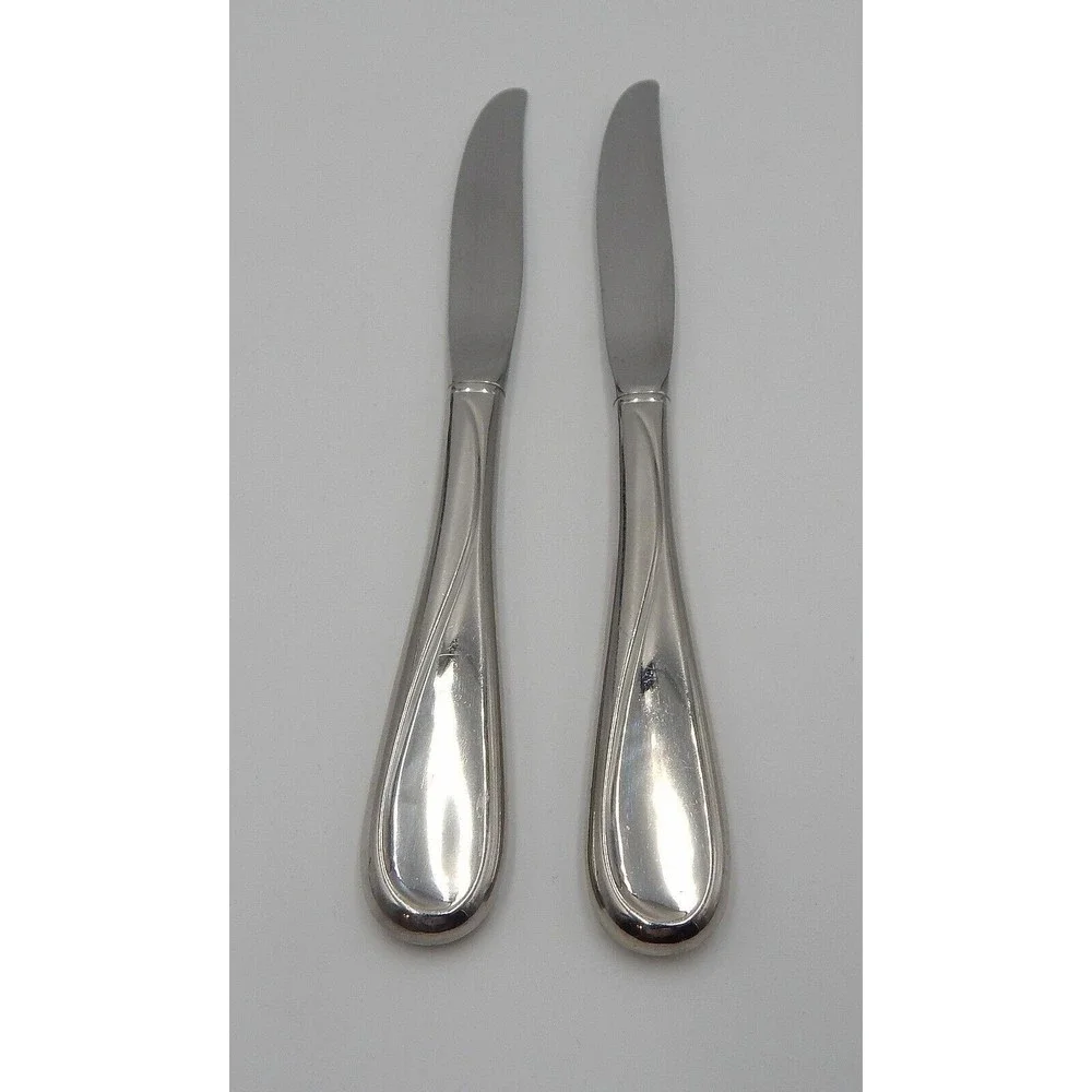 Oneida Flight Reliance Dinner Knives Stainless USA 9 Inch Set of 2